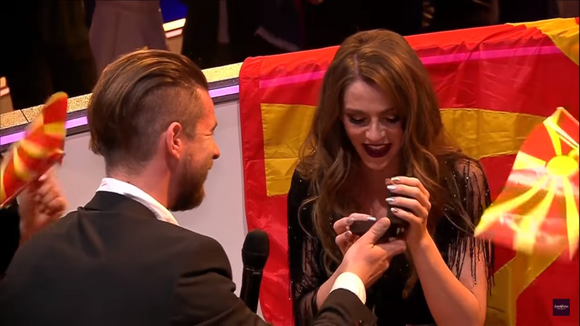 O concurentă la Eurovision 2017 a fost cerută în căsătorie în culise. Foto: click.ro