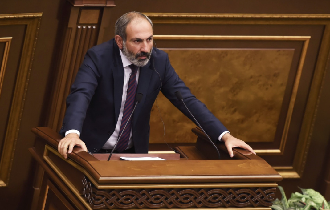 Исполняющий обязанности премьер-министра Армении Никол Пашинян.