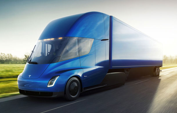 UPS a rezervat 125 de Tesla Semi, cea mai mare comandă de până acum.