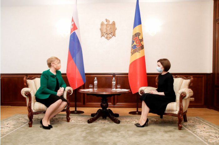 Майя Санду провела встречу с президентом Словакии Зузаной Чапутовой.
