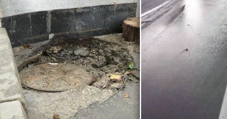 В Дурлештах из-за забитой канализации по улице течет зловонная река. Коллаж: Point.md
