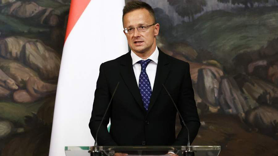 Глава МИД Венгрии Петер Сийярто.