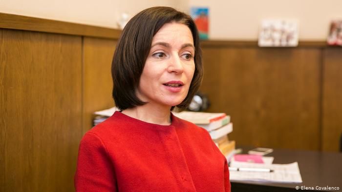 Председатель партии "Действие и Солидарность" Майя Санду. 
