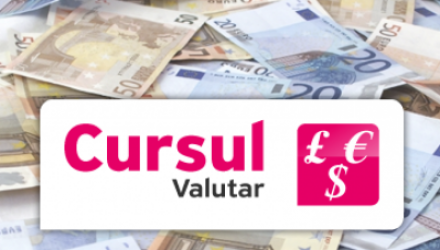 Pentru rubla rusească şi hrivna ucraineană, cursul de schimb oficial este de 36 de bani şi respectiv 1leu şi 48 de bani.