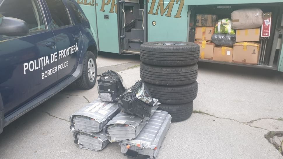 В Леушенах задержана партия контрабандных запчастей для автомобилей.