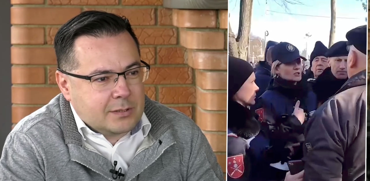 Валерий Осталеп привлек внимание к видеокадрам с женщиной-карабинером.