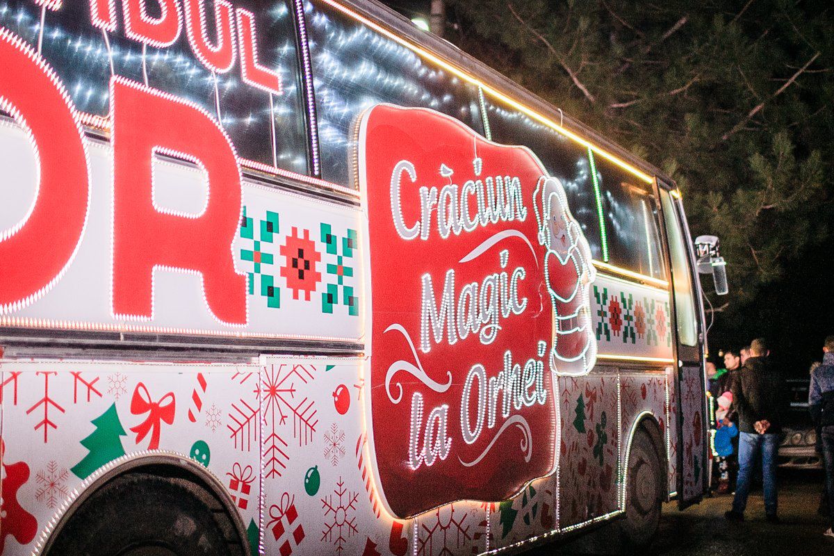 Transport gratuit pentru toți doritorii de a vizita Târgul de Crăciun din Orhei.
