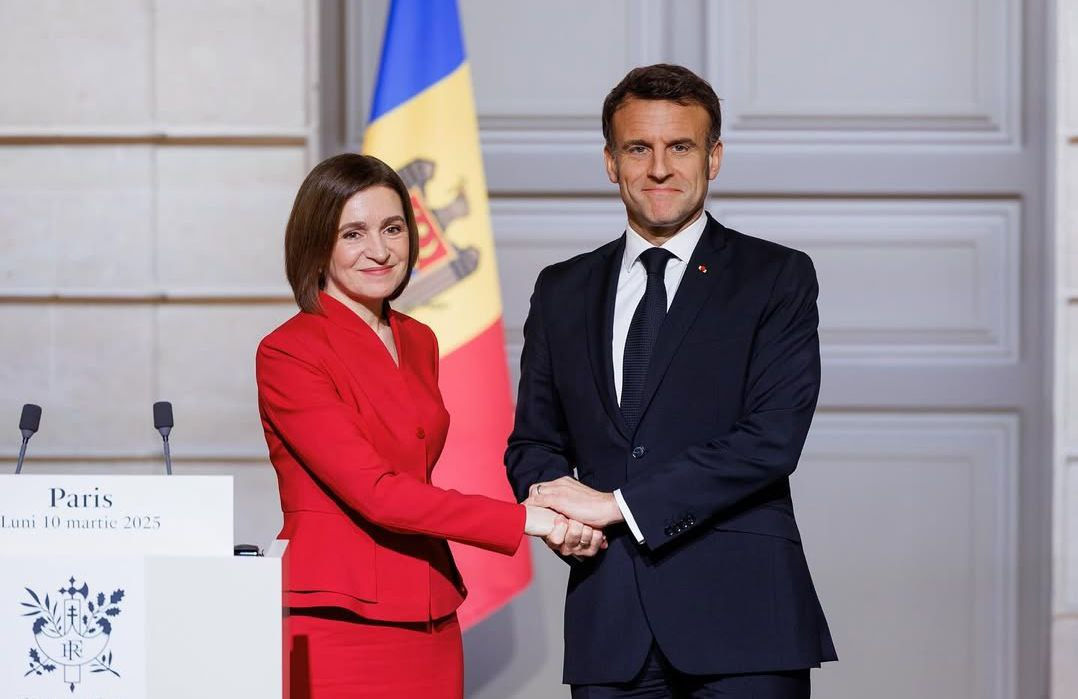 Macron a condamnat încercările Rusiei de a destabiliza Moldova.