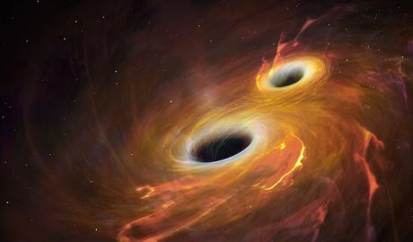 Eveniment rar şi spectaculos observat de astronomi: Coliziune între două găuri negre. Foto: dailymail.co.uk