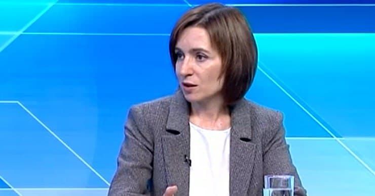 Председатель партии "Действие и солидарность" Майя Санду.