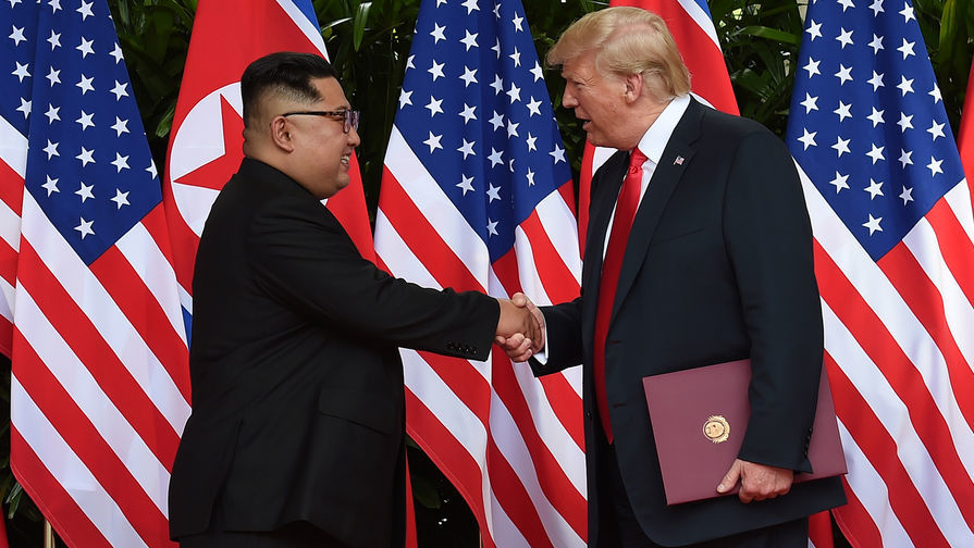 Трамп заявил о намерении повторно встретиться с Ким Чен Ыном. Фото: Reuters