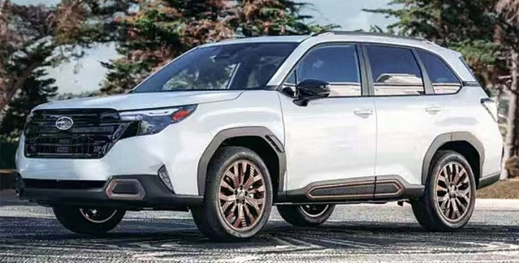 Новый Subaru Forester 2024 показали до премьеры.