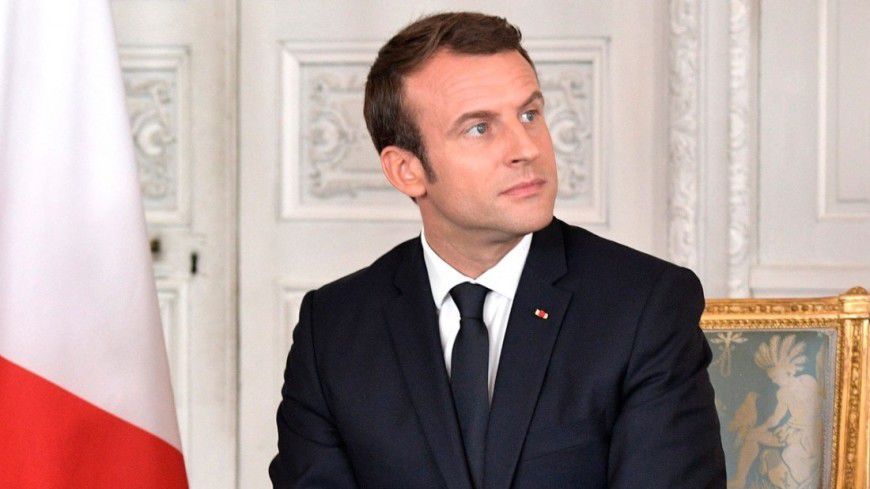 Президент Франции Эммануэль Макрон.