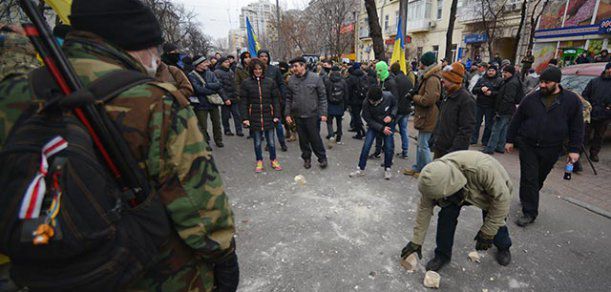 Poroșenko a acuzat Rusia că a orchestrat tulburările din Kiev. Foto: unian.net