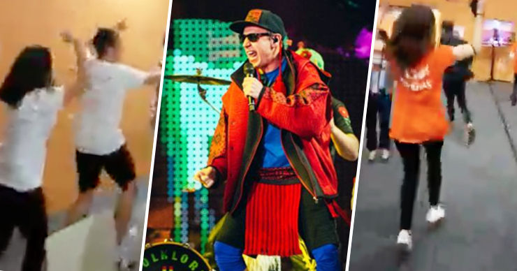 Журналисты со всего мира танцевали под "Trenulețul" на Евровидении. Коллаж Point.md.