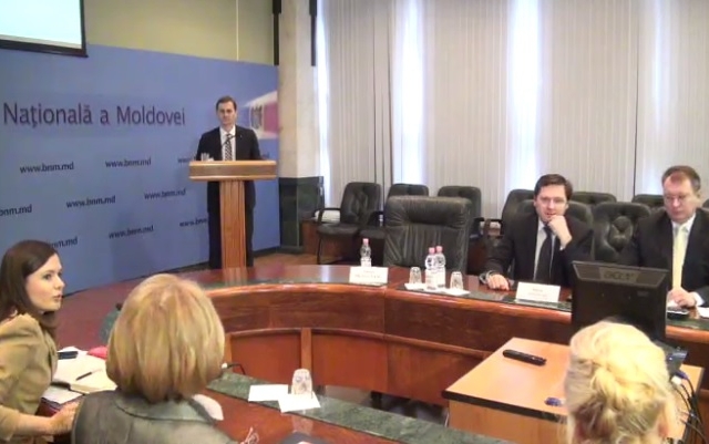 Dorin Dragutanu a sustinut o conferinta de presa la sediul Bancii Nationale.
