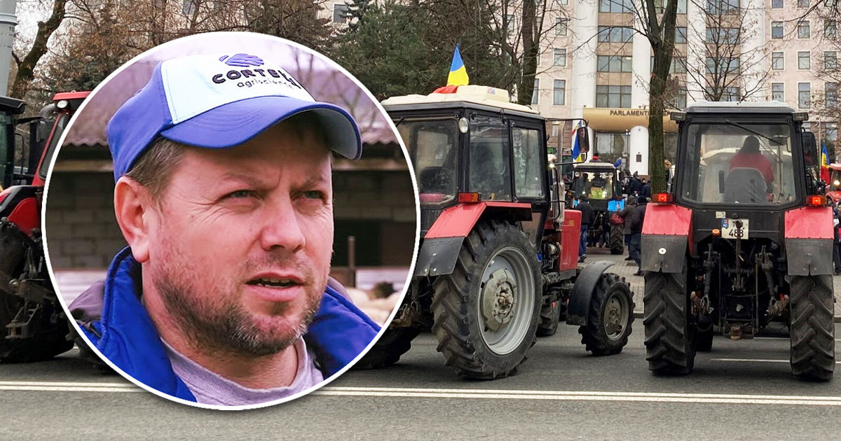 Фермер из Каушанского района, один из лидеров протестов в декабре 2023 года Серджиу Стефанко.