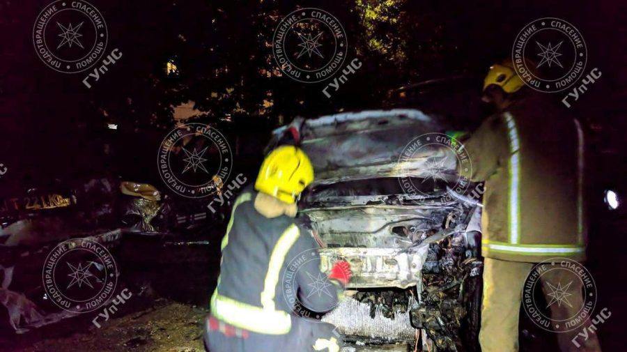 В шаге от взрыва: в Тирасполе сгорел автомобиль.