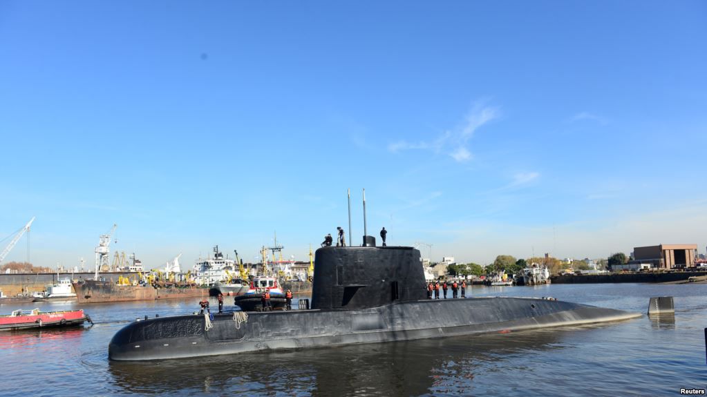 Submarinul ARA San Juan, Buenos Aires, 2 iunie 2014.
