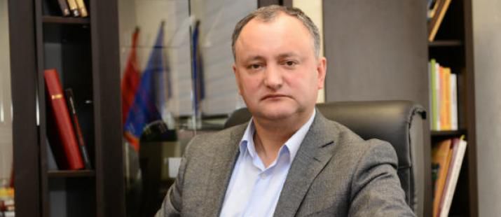 Лидер ПСРМ Игорь Додон.