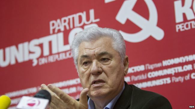 Председатель Партии коммунистов, экс-президент Владимир Воронин. Фото: epa.eu