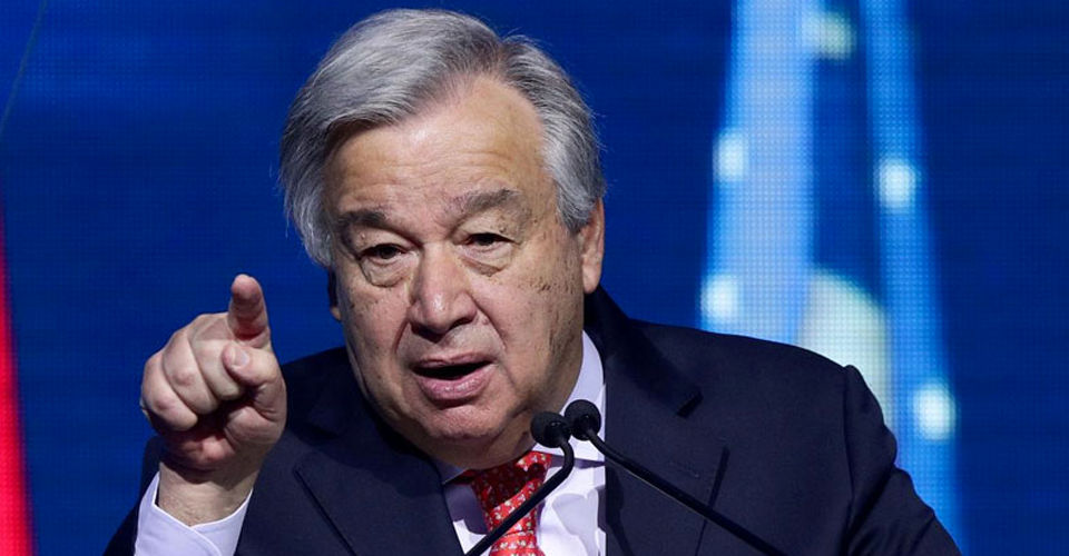 Генеральный секретарь ООН Антониу Гутерреш.