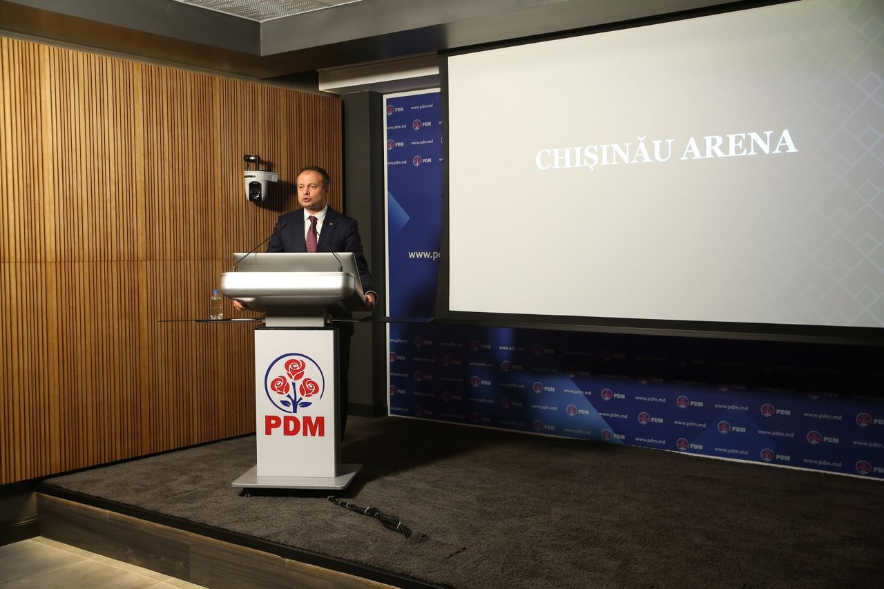 Proiectul Chișinău Arena prezentat de PDM a fost luat de pe Youtube