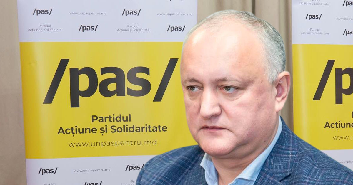 Додон: PAS представляет опасность для развития страны. Коллаж: Point.md