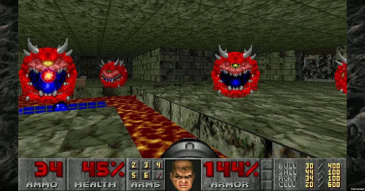 Legendarul DOOM din 1993, lansat pe Telegram.