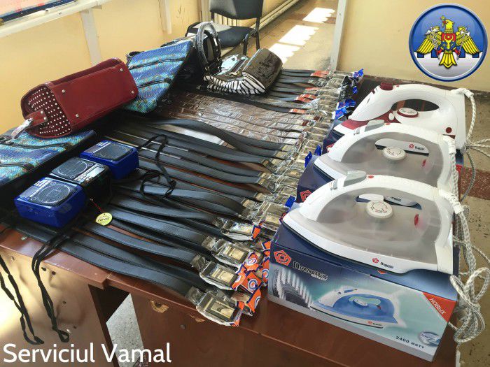 Transporta marfă de contrabandă din Ucraina în valoare de 40 mii de lei. Foto: customs.md