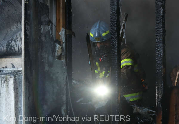 Coreea de Sud: 31 de morţi şi peste 40 de răniţi într-un incendiu. Foto: Reuters