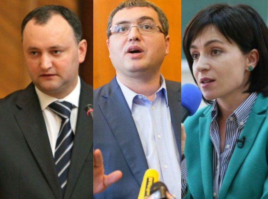 Dodon, Usatîi și Sandu, lideri în topul încrederii la moldoveni.