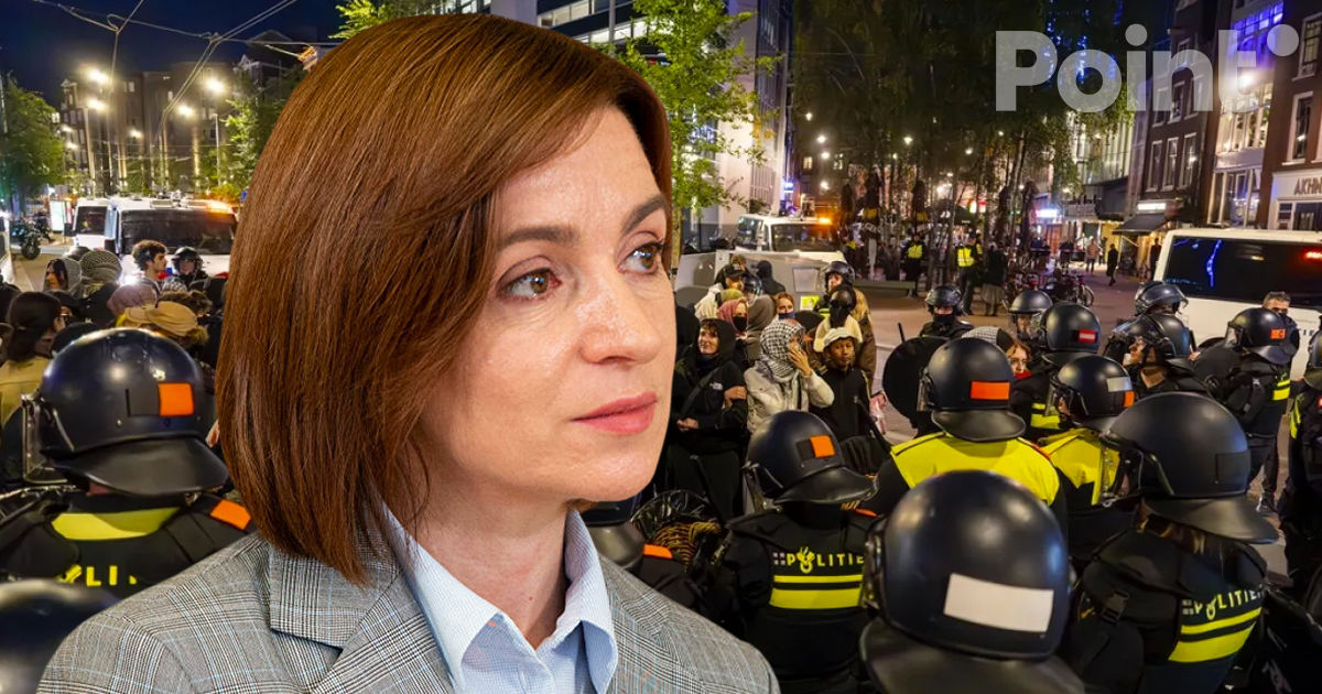 Maia Sandu a condamnat atacul de la Amsterdam asupra suporterilor israelieni.
