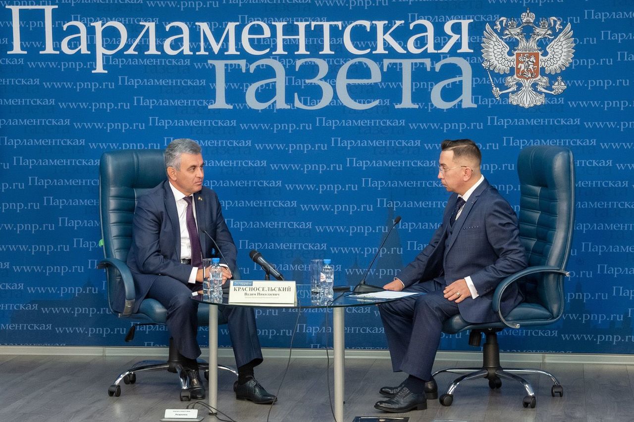 Лидер Приднестровья Вадим Красносельский.