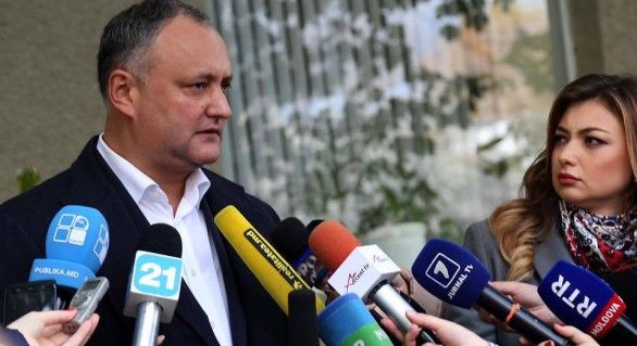 Igor Dodon, candidatul PSRM la funcția de președinte al RM.