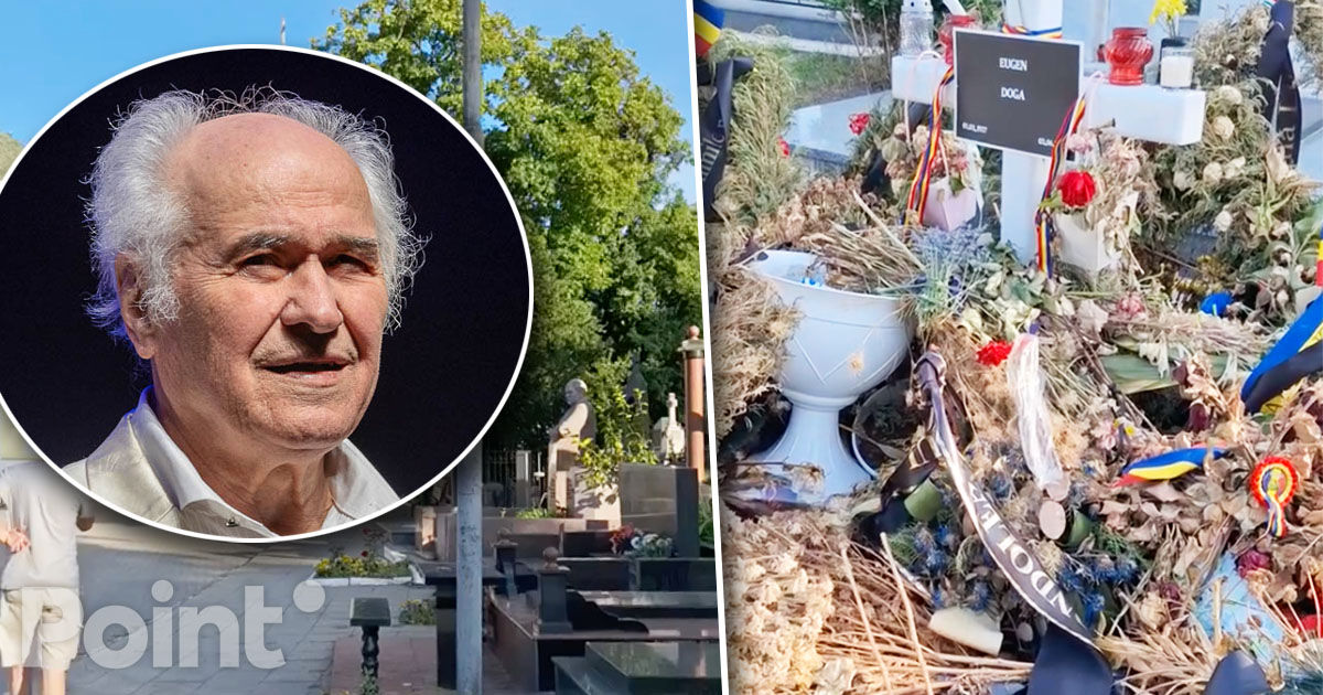 O femeie din Capitală s-a arătat indignată de starea mormântului lui Eugen Doga.
