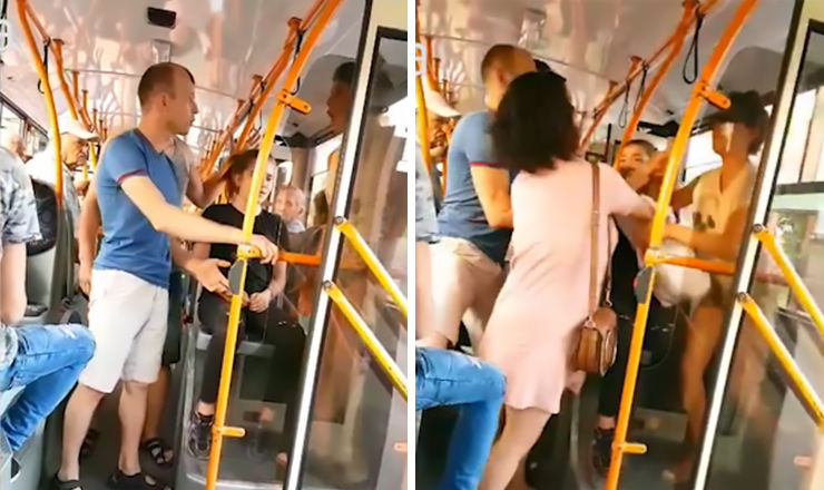 В комментариях к видео пользователи сети отметили, что девушкам явно не хватает воспитания.