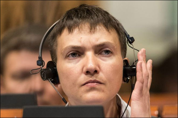 Депутат Верховной Рады Украины от партии «Батькивщина» Надежда Савченко.