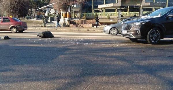 На Ботанике автомобиль сбил пешехода.