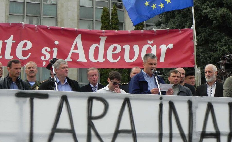 Demonstrația că Platforma DA e creația Țopilor și a lui Petrenco.