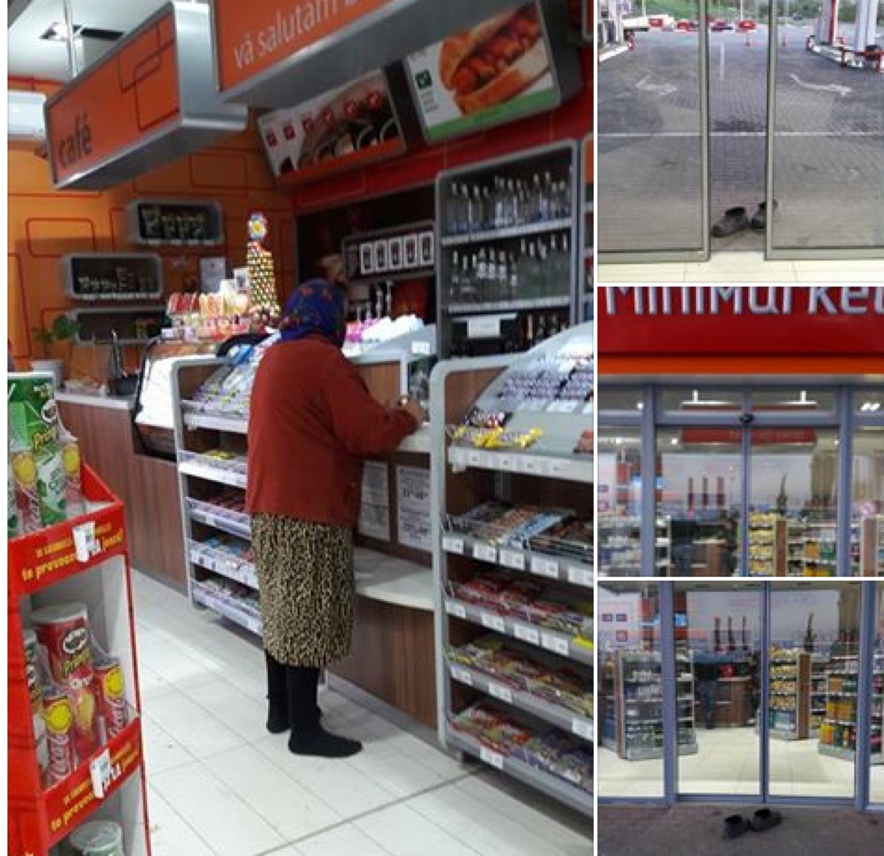 Bătrânica desculță într-o benzinărie: Știrea, și în presa română