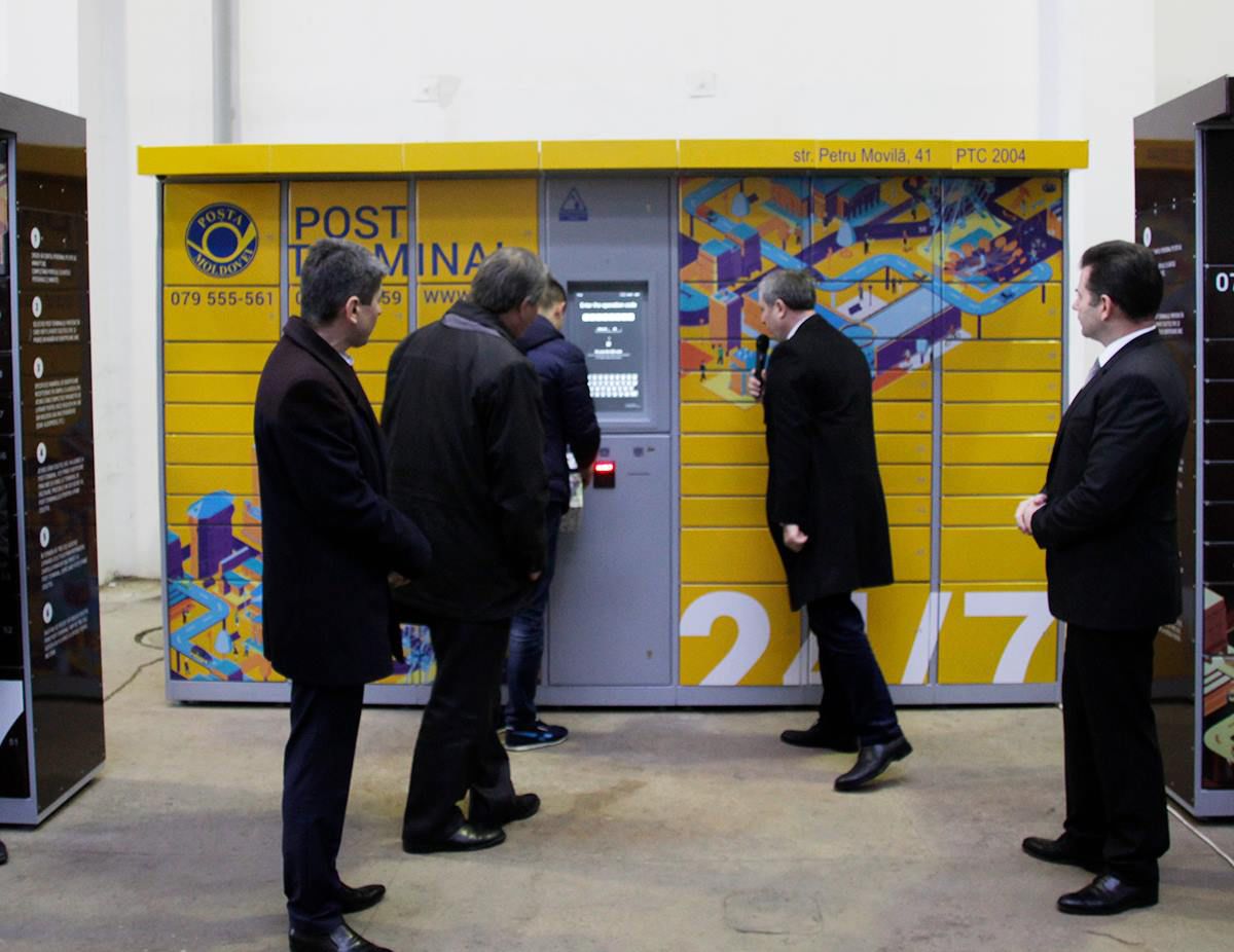 Poșta Moldovei lansează încă zece Post Terminale în Chișinău.