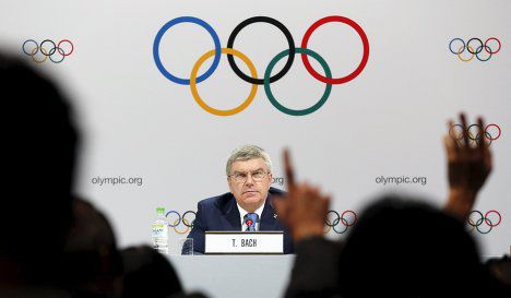 Президент Международного олимпийского комитета Томас Бах.