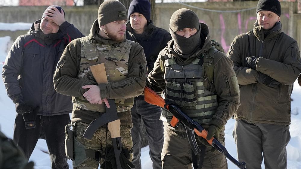 Западные инструкторы обучают "Грузинский легион" Украины.