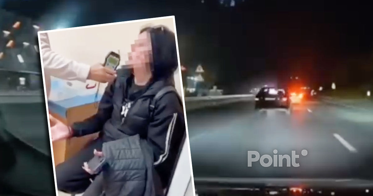O șoferiță beată și fără permis a încercat să fugă de Poliție.