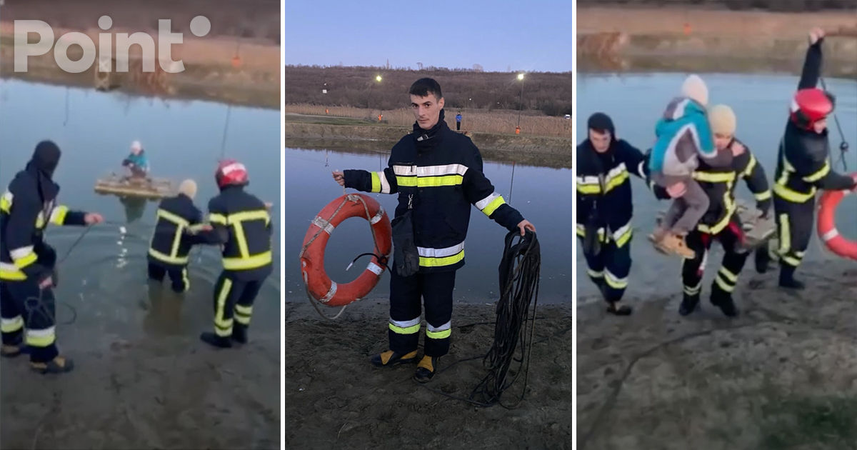 La un pas de tragedie: Un băiețel de șapte ani, salvat de la înec la Ungheni.