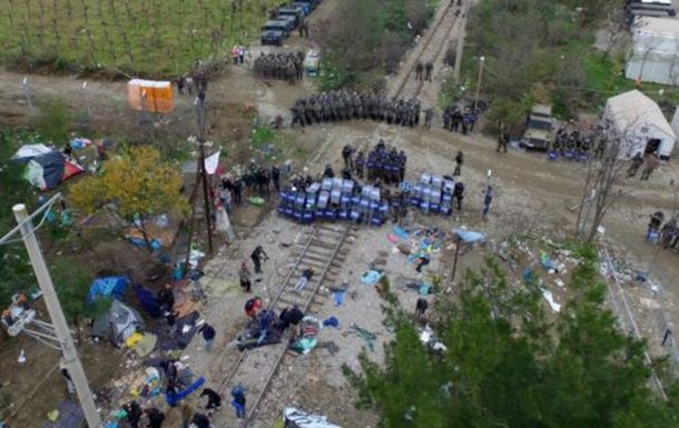 Столкновения в Македонии. Фото: АР