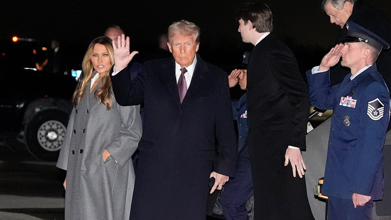 Трамп прибыл в Вашингтон, где состоится церемония его инаугурации.