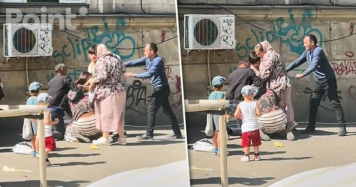 В центре Кишинева произошла драка: женщину избивали руками и ногами.