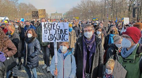 Большинство немцев боятся быть втянутыми в войну в Украине.